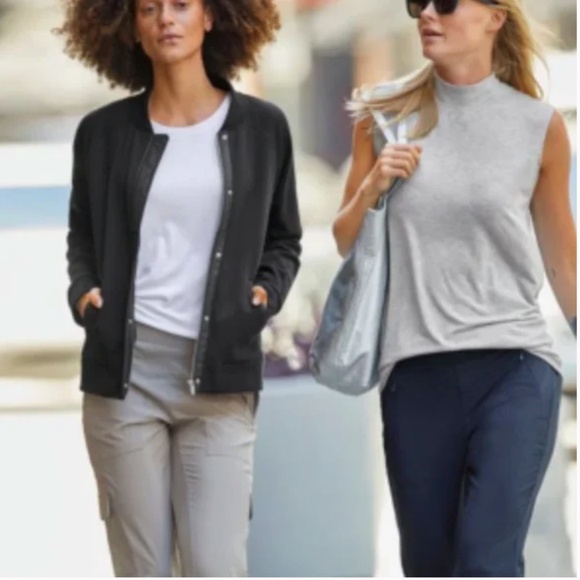 Athleta Stronger Quilted Bomber Jacket - Picture 3 of 7